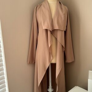 Tan long jacket
